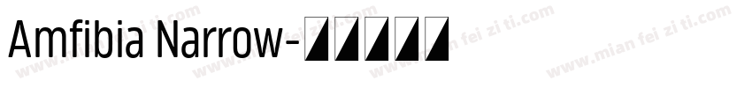 Amfibia Narrow字体转换